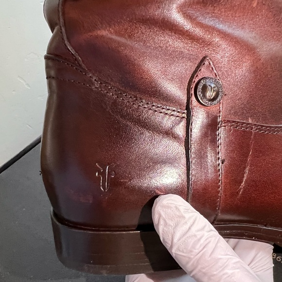 Frye Women's Heeled Boots in Rich Brown - Picture 4 of 5